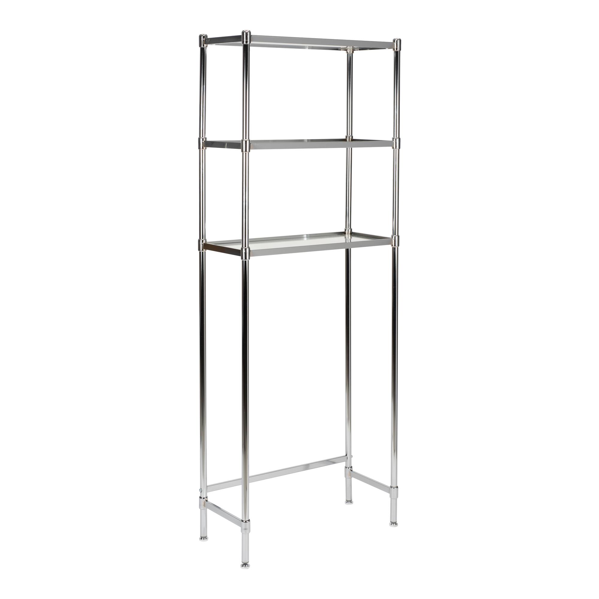 Organize It All 3-Tier Glass Shelf Space Saver
